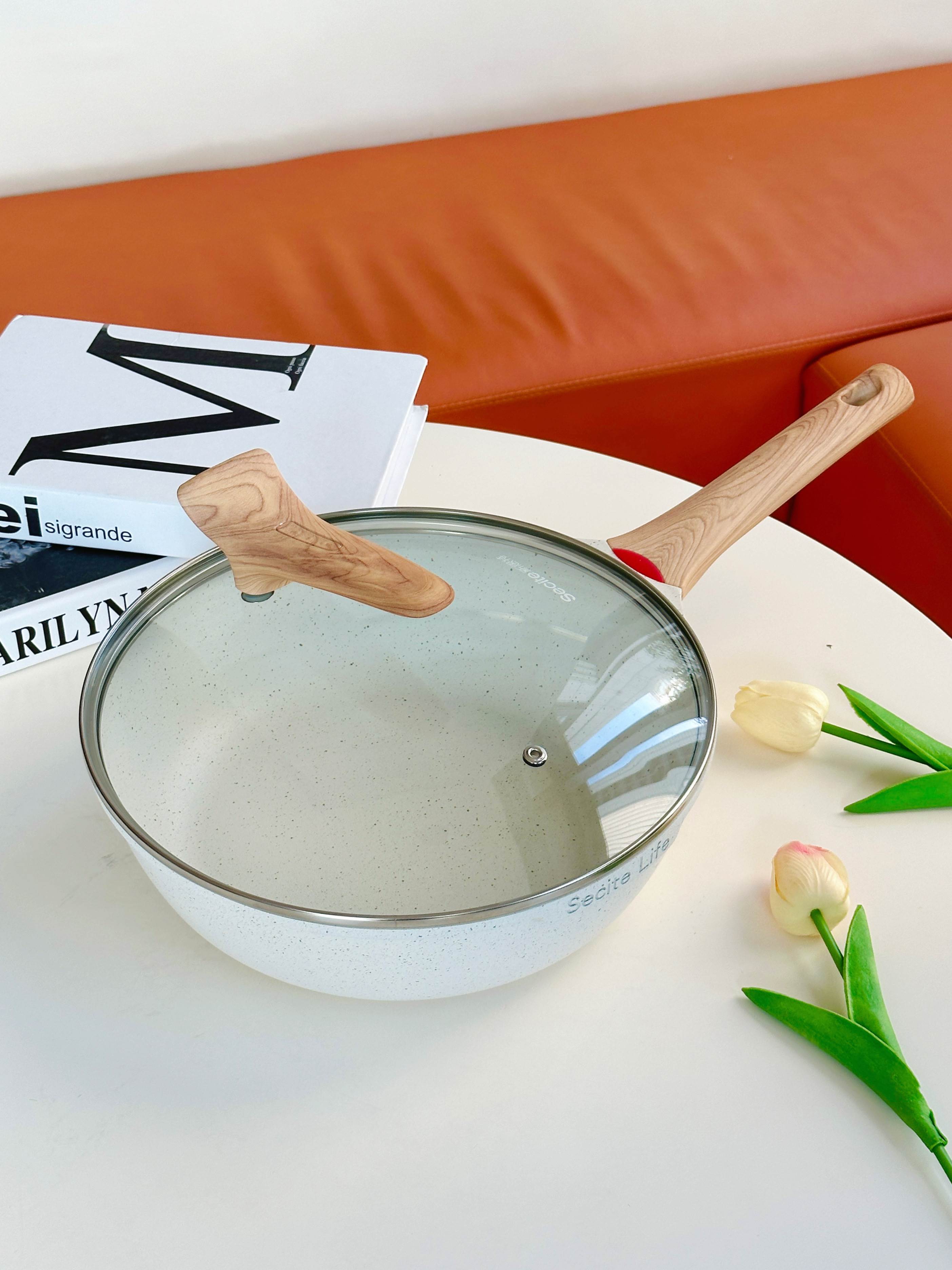 Secite新思特金刚麦饭石28cm深煎锅