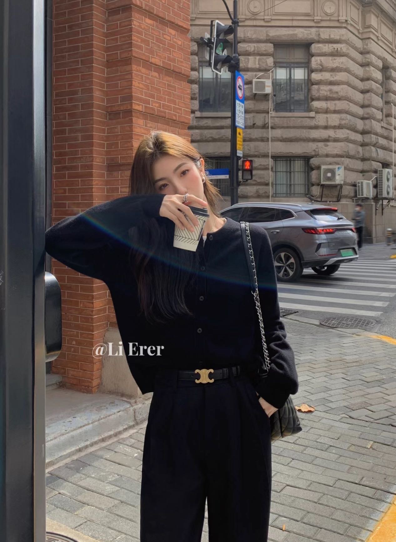 𝐂𝐚𝐢𝐥𝐯 𝐊𝐞𝐢𝐢𝐧𝐢法式羊绒开衫