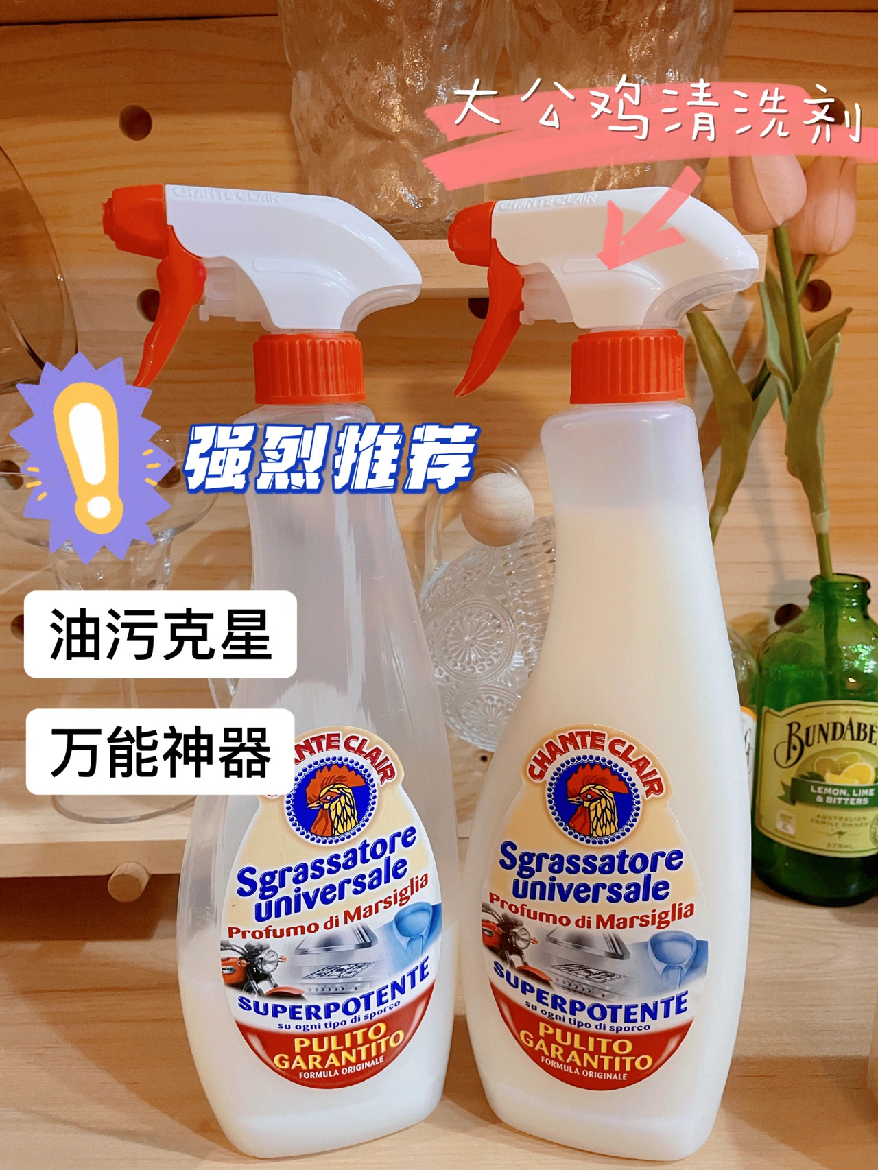 大公鸡管家油污净清洁剂